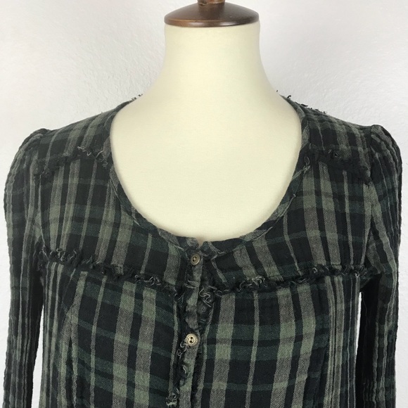 Free People Whistle While You Work Tunic Top T53 - Picture 2 of 8